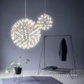 Chrome Firework LED Chandelier Spark Ball Pendant Lamp